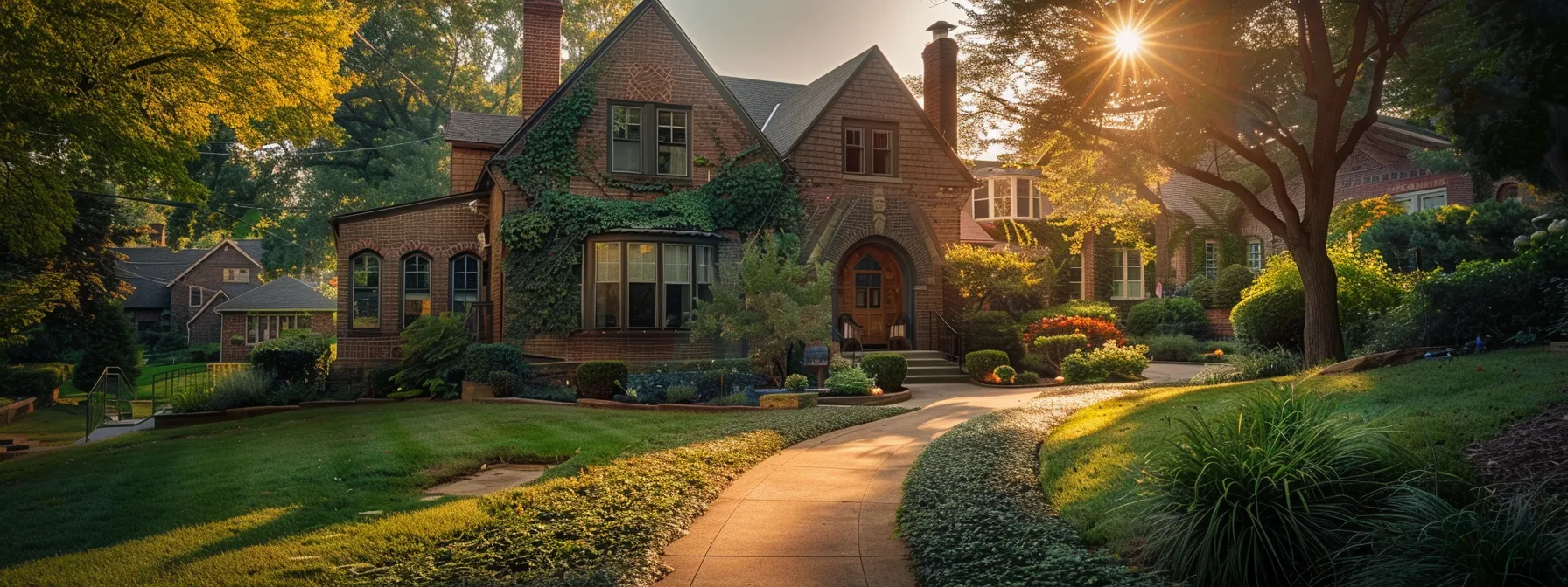 a welcoming st. louis home bathed in warm afternoon light, symbolizing the ease and speed of a hassle-free house selling process.